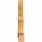 Ekena Millwork Alberta Rough Sawn Timber Gable Bracket, Western Red Cedar, 84"W x 49"H x 6"D x 6"F, 14/12 Pitch GBW084X49X0606ALB00RWR - alternate 3